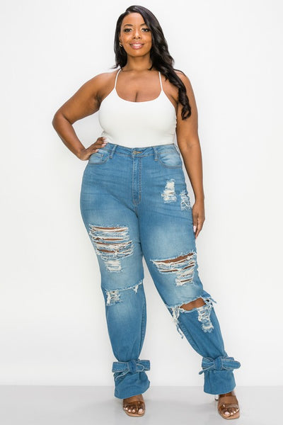 Sexy plus size jeans sale