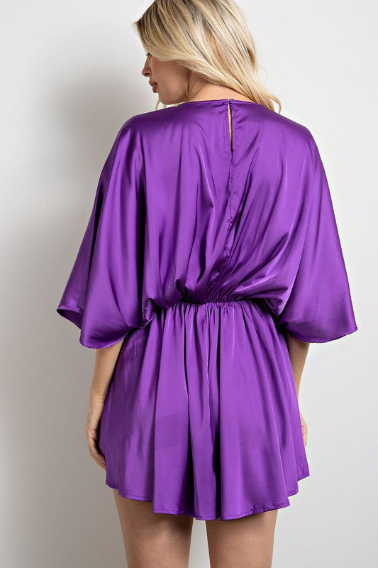 purple rain dresses usa Purple Rain Dress Womens Large Multicolor Abstract Sleeveless V Neck Boho USA