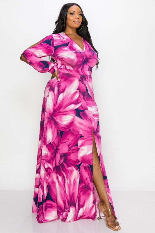 Birthday Plus Size Maxi Dress