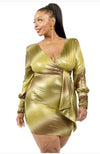 I'm Ready Gold Plus Size Dress