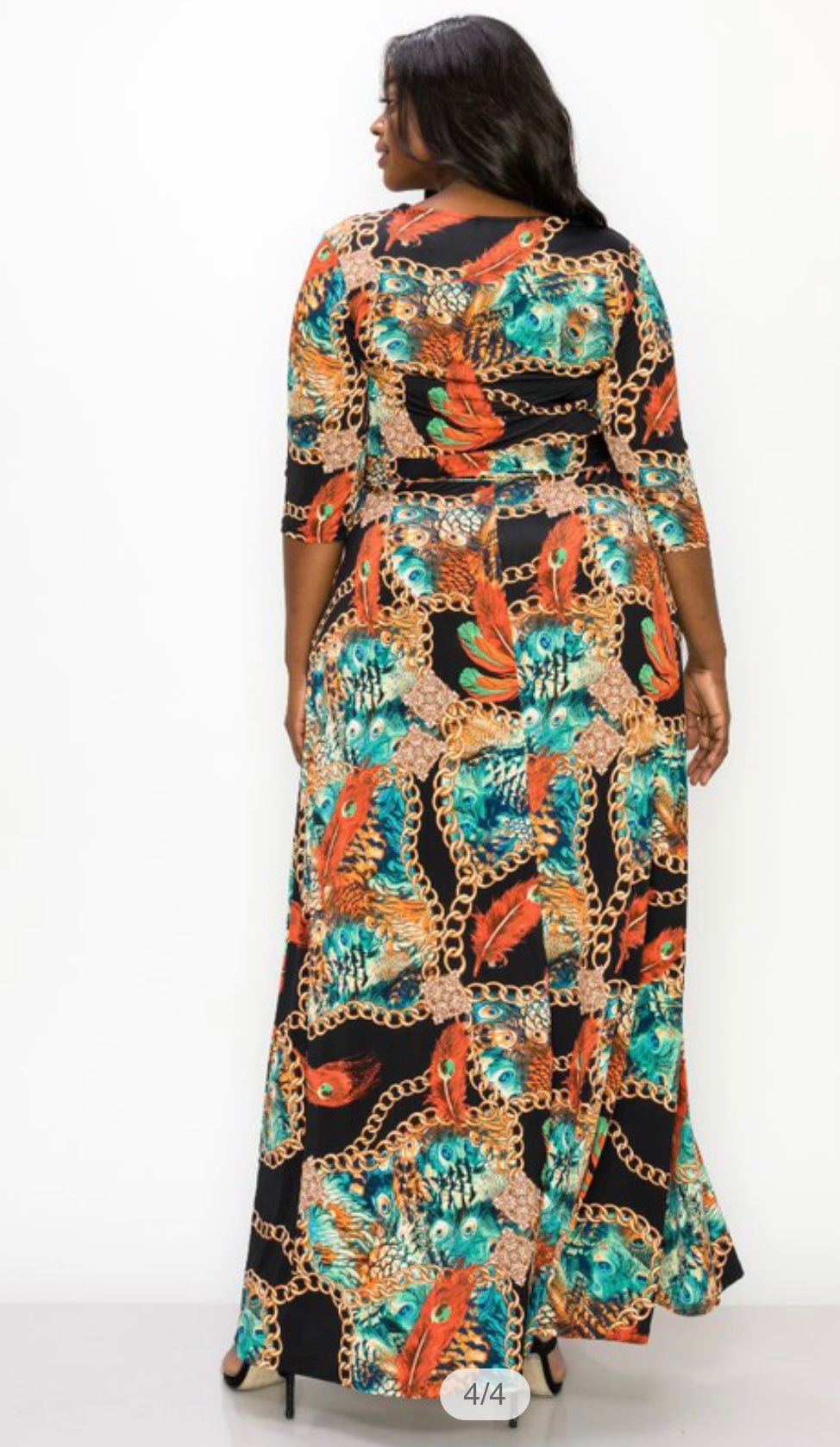 Peacock maxi dress forever 21 Clearance